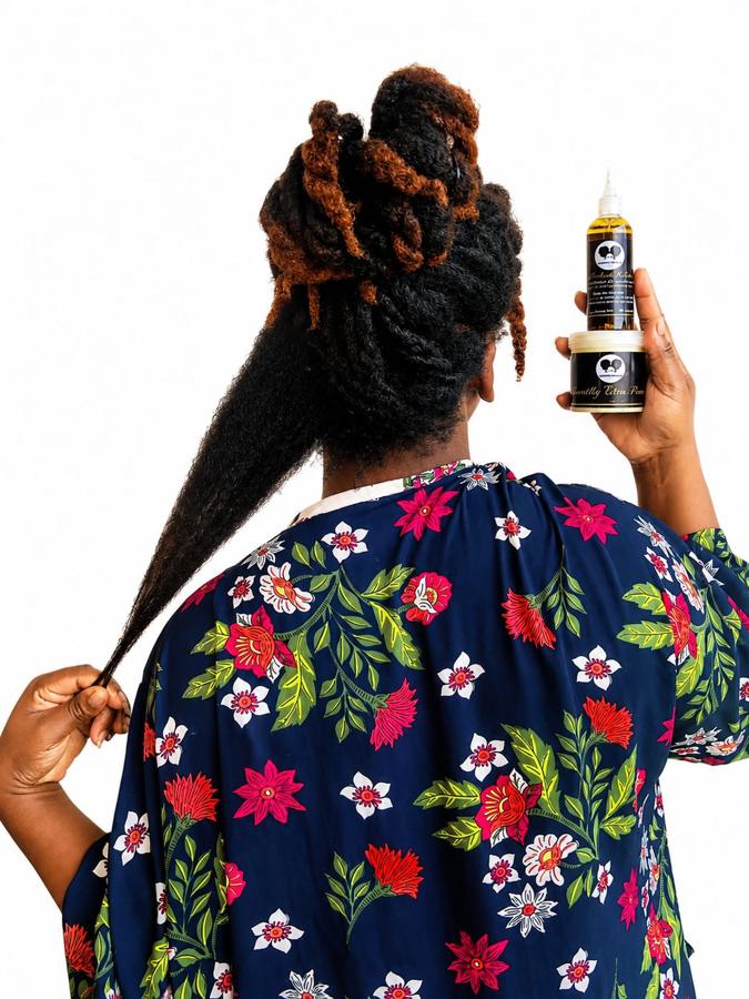 Duo extra pousse — kit cheveux crépus