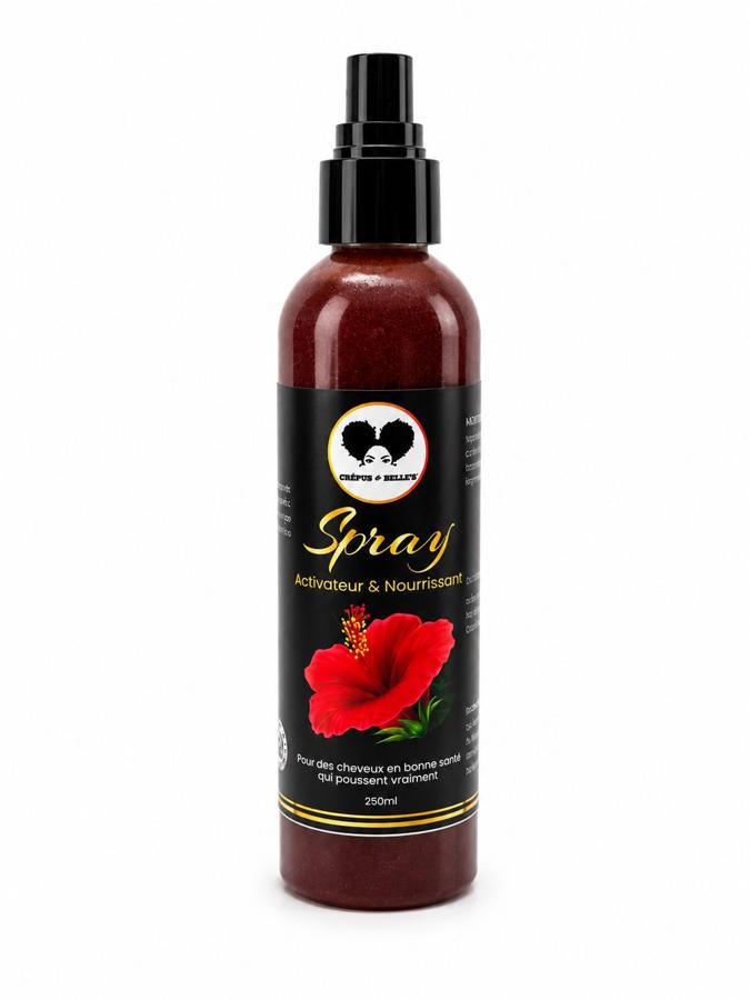 Spray Activateur & Nourrissant — soin pour cheveux crépus
