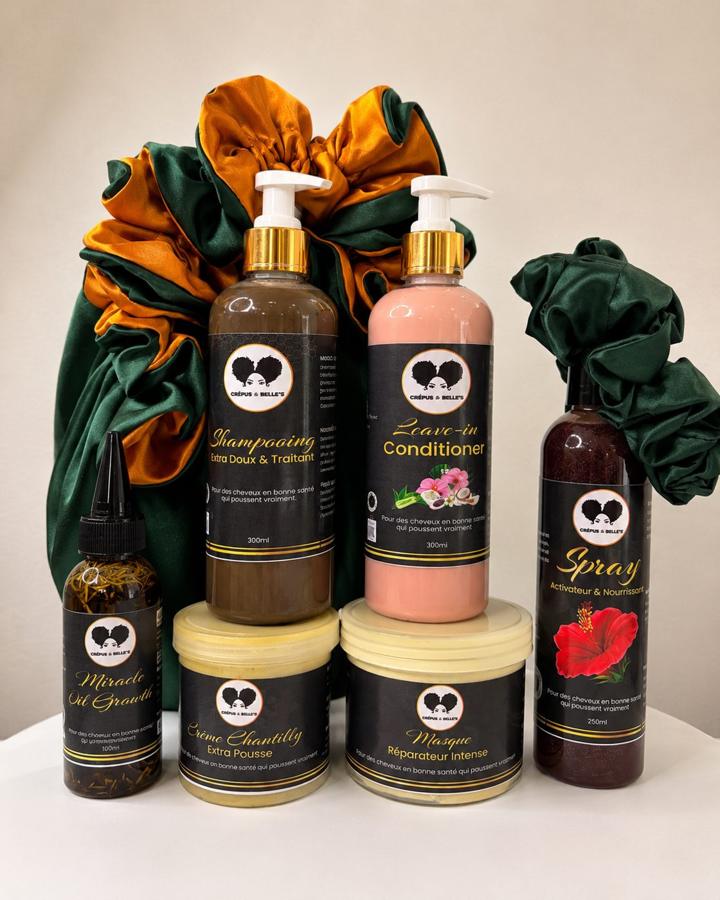 Gamme precieuse — kit cheveux crépus
