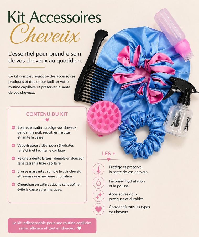 Kit Accessoires Cheveux Assorti — photo 2