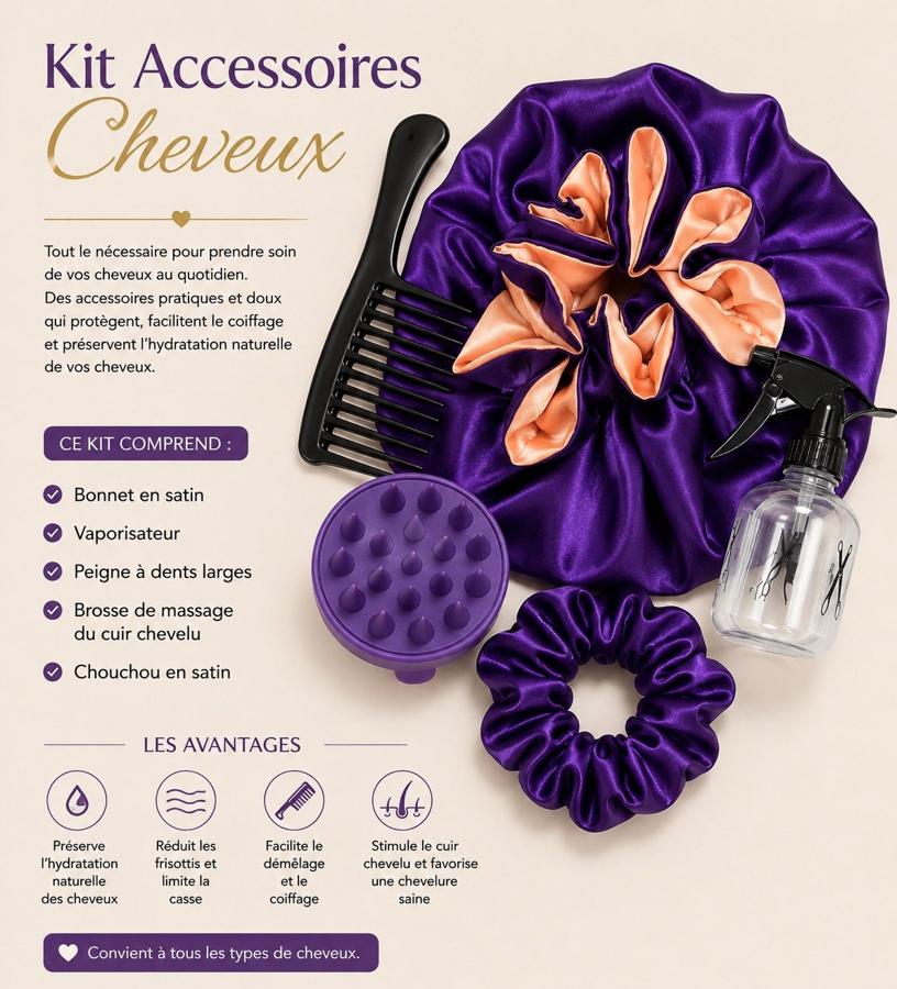 Kit Accessoires Cheveux Assorti — photo 4